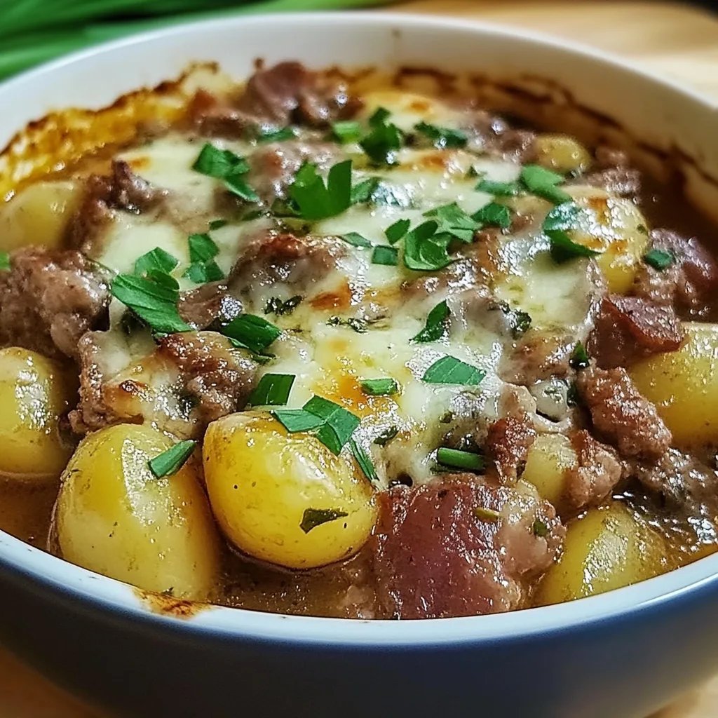 Kartoffel-Auflauf Mit Hackfleisch Und Lauch