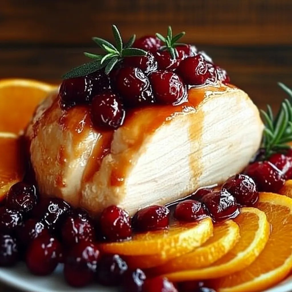 Truthahn mit Cranberry-Orangen-Glasur