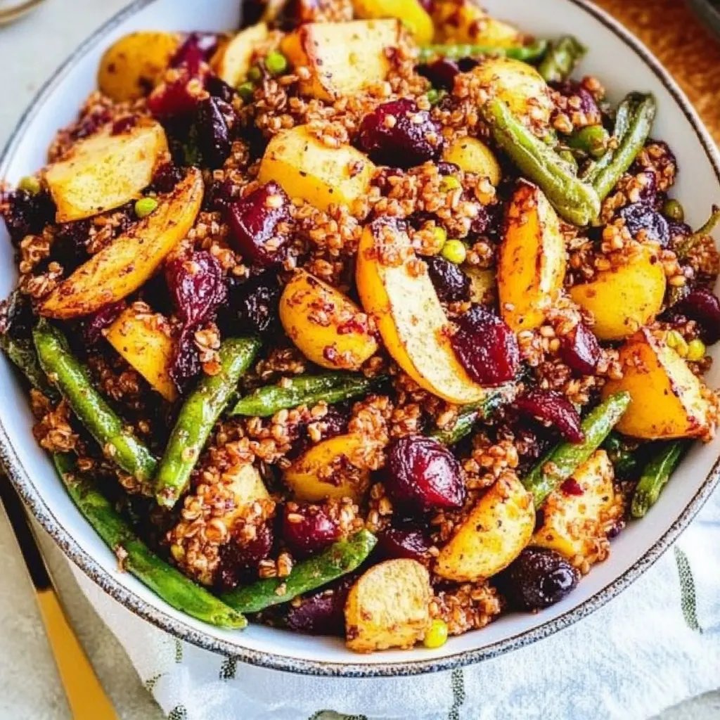 Butternusskürbis-Cranberry-Quinoa-Salat