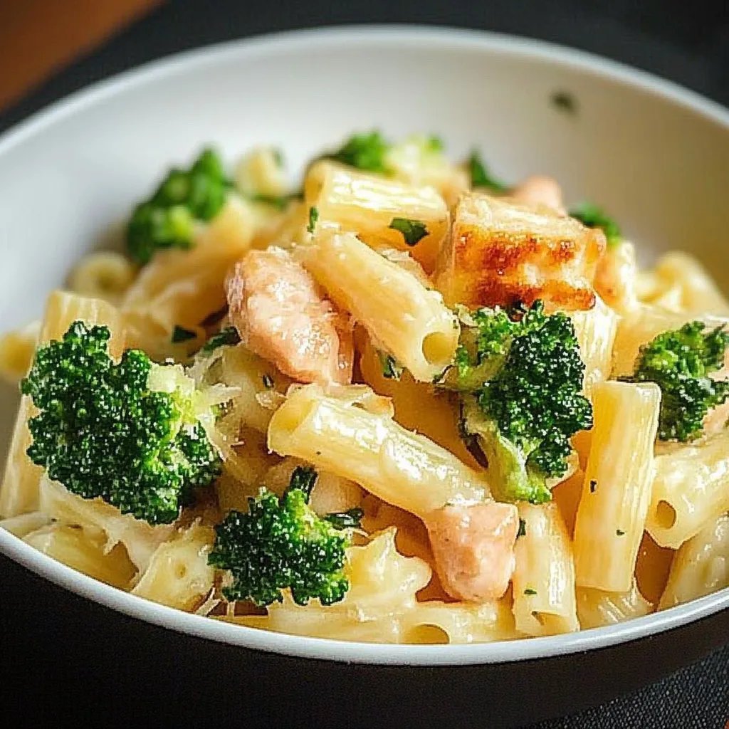 Schnelle Brokkoli-Hähnchen-Pasta