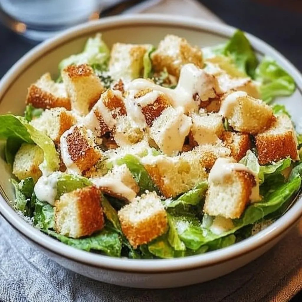 Knuspriger Caesar-Salat