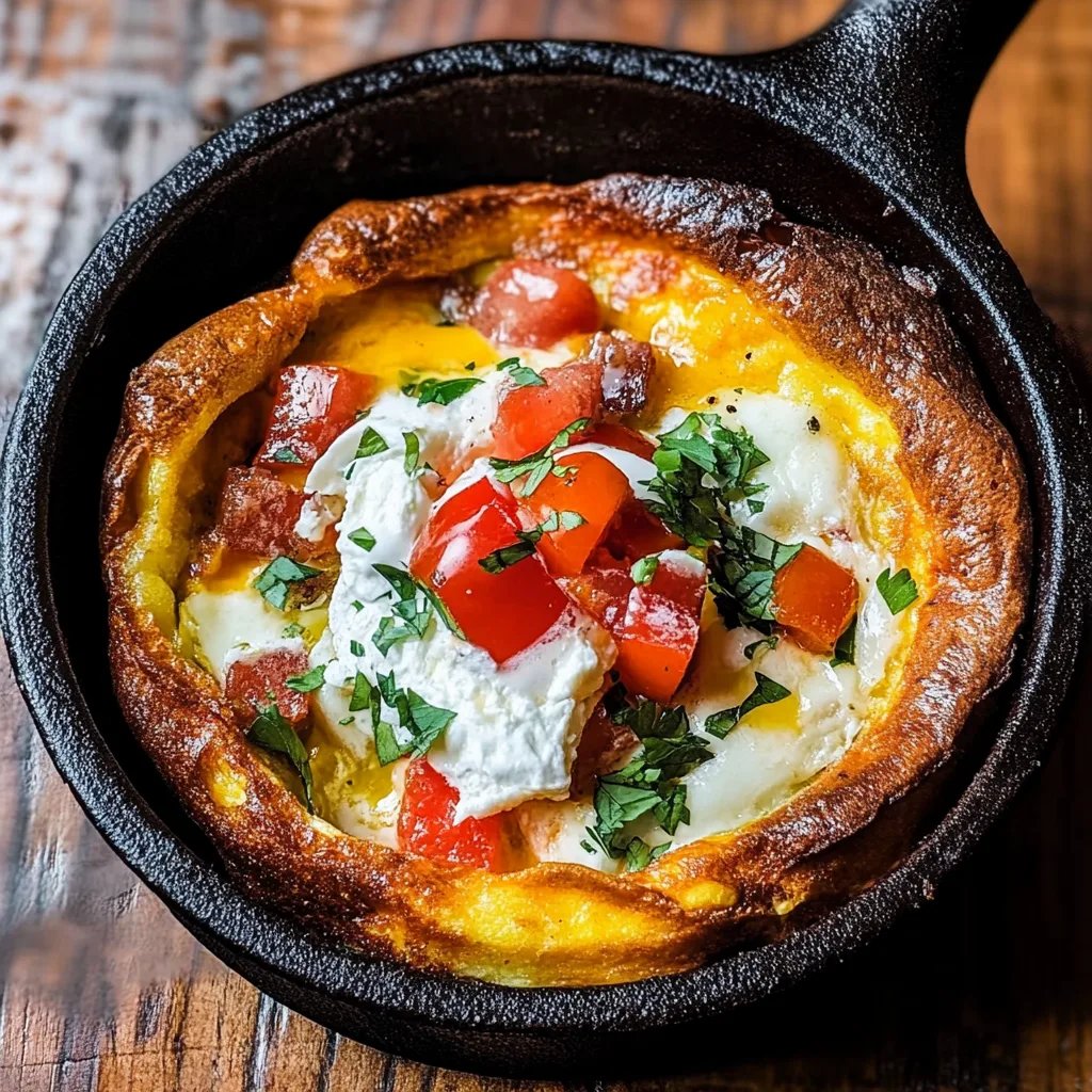 Huevos Rancheros Mini Savoury Dutch Baby