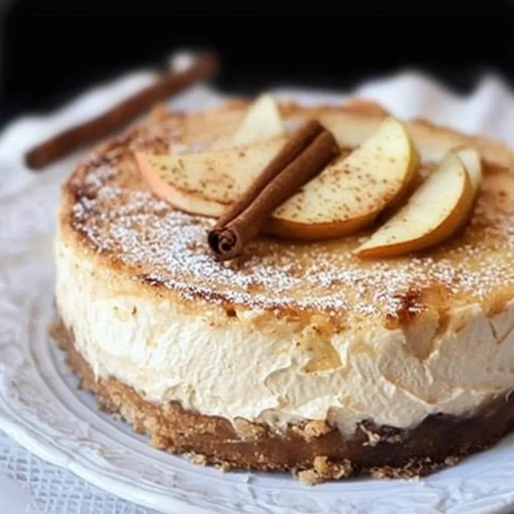 Apfel-Zimt-Käsekuchen mit Spekulatiusboden