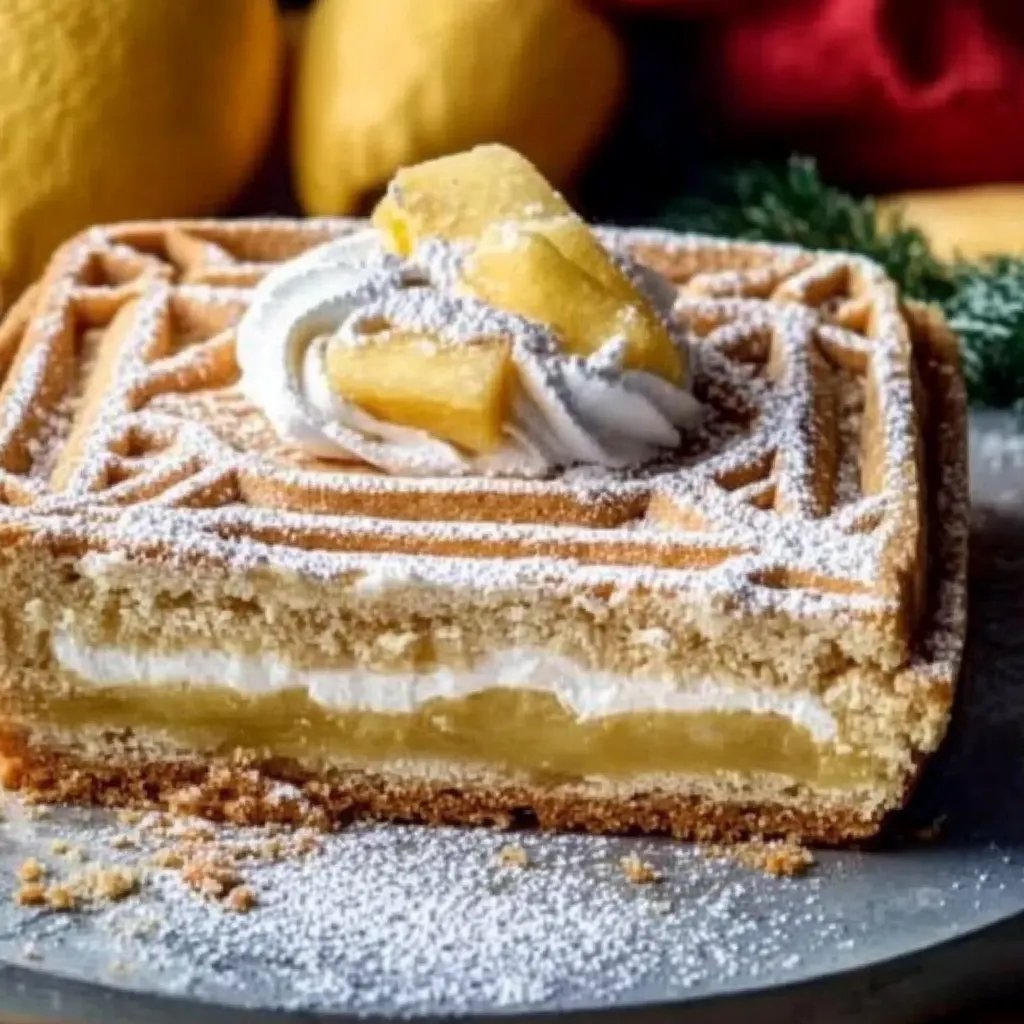 Spekulatius-Apfelkuchen vom Blech