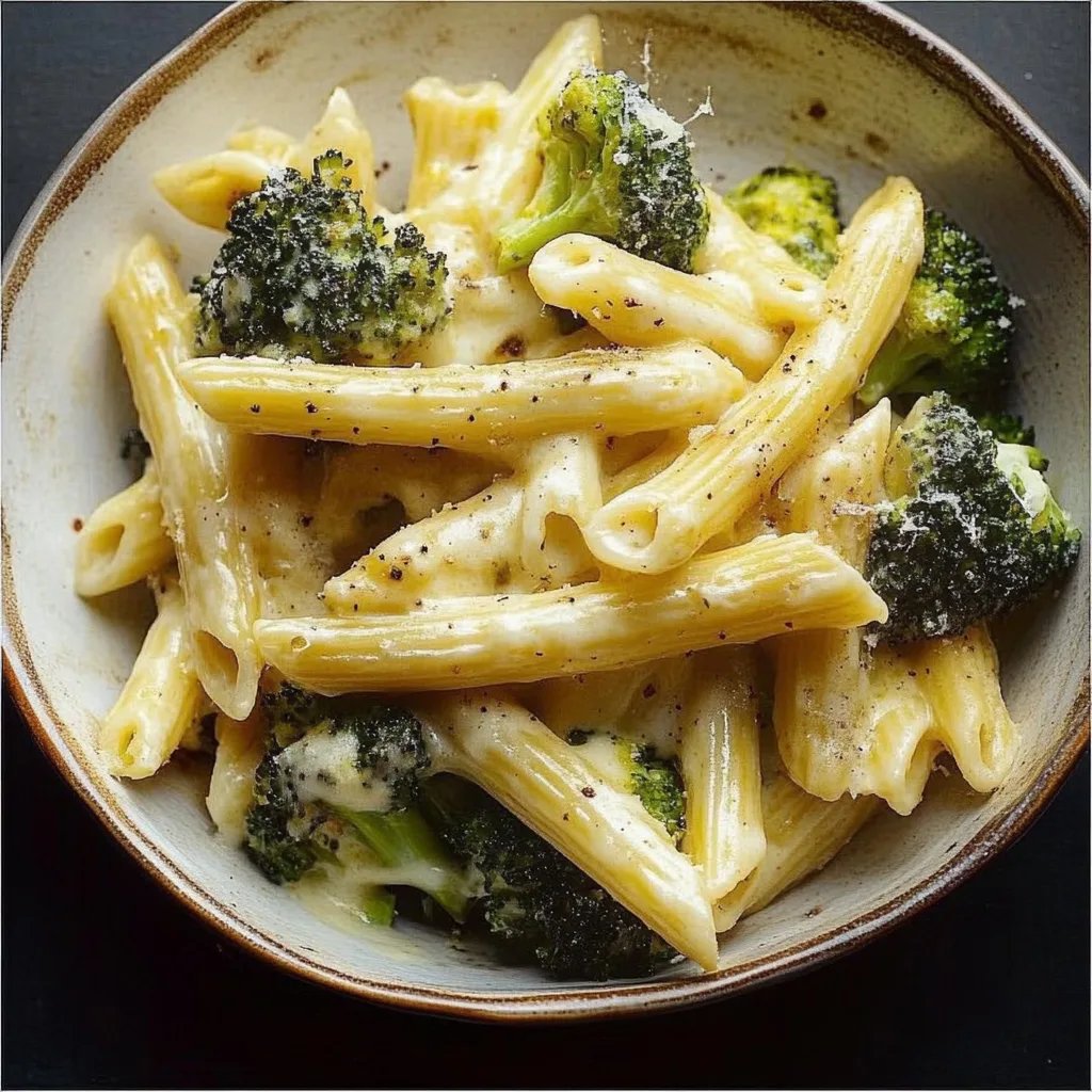 Gesunde Sahne-Brokkoli-Pasta