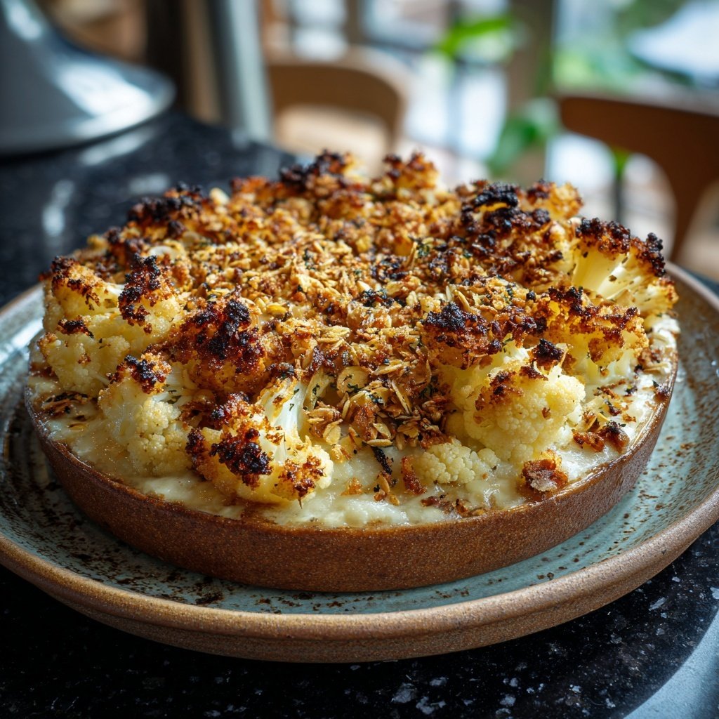 Blumenkohl Auflauf Mit Haferflocken