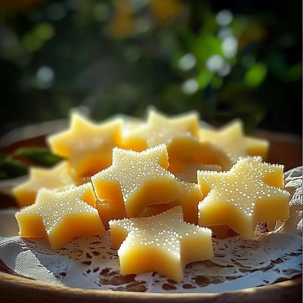 Zarte Zitronensterne